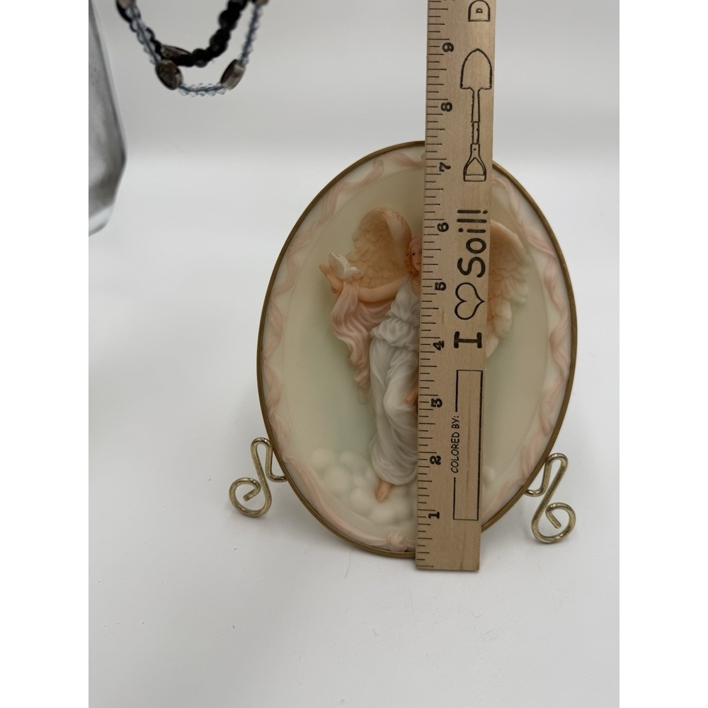 Roman Inc Seraphim Classics Isabel "First Love" Angel Plaque Signed 8" Resin - Picture 5 of 6
